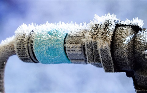 Frozen pipe