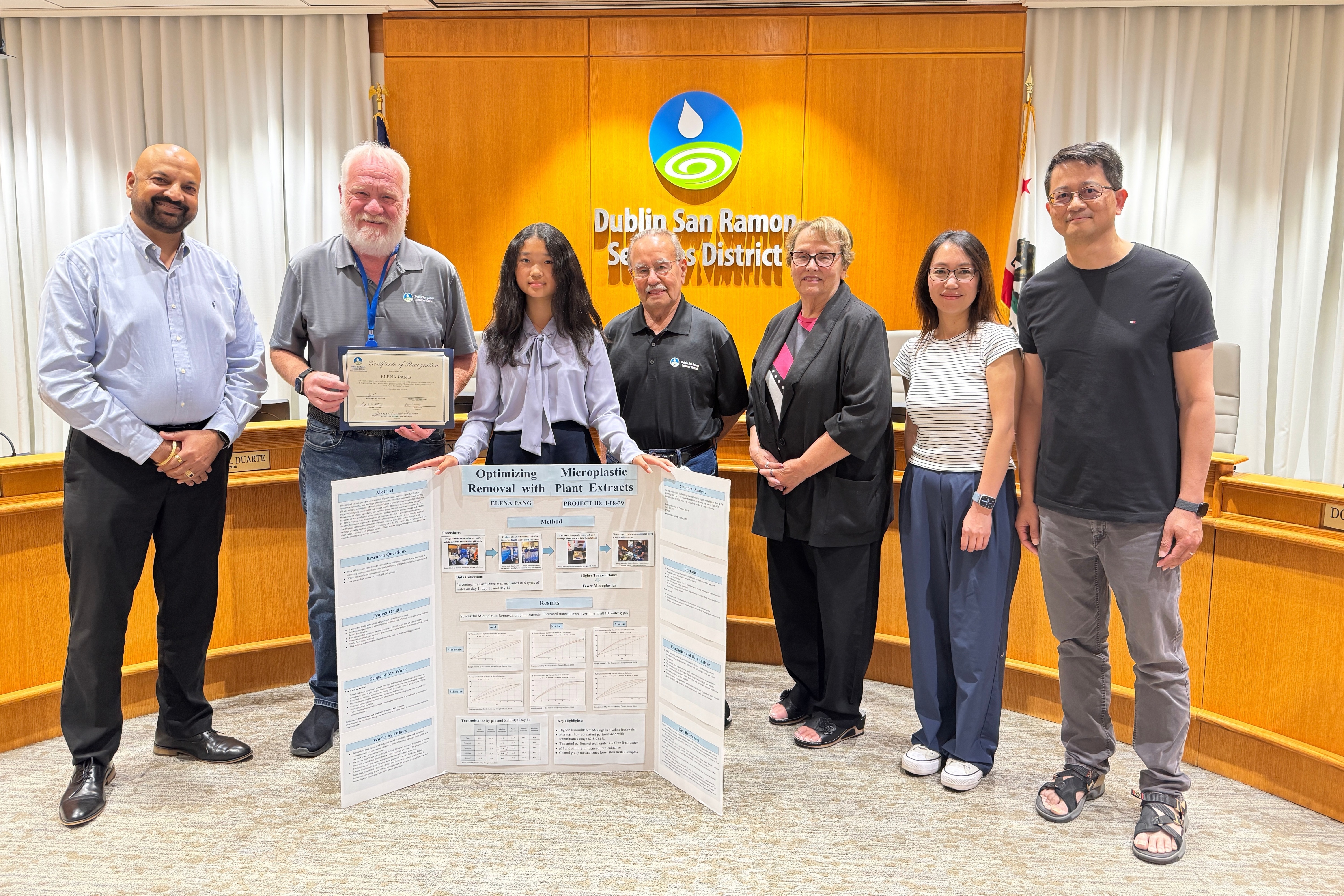 2026 ACSEF Winner with DSRSD Board, 